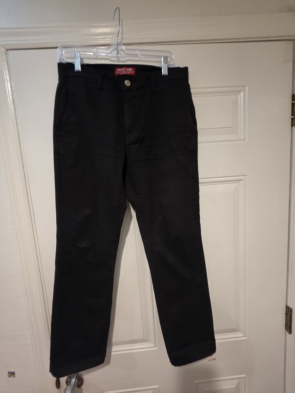 Men's Black Rustic Dime Pants